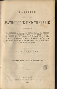 Handbuch der speciellen Pathologie und Therapie: Infectionskrankheiten - Band II, Abt. II