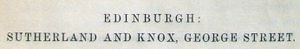 Sutherland and Knox