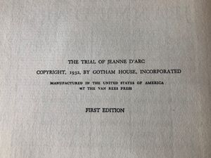 The Trial of Jeanne d'Arc