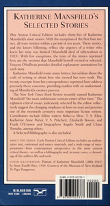 Katherine Mansfield's Selected Stories
