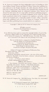 Katherine Mansfield's Selected Stories