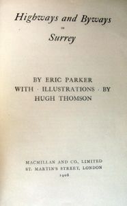 Highways and Byways in Surrey