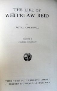 The Life of Whitelaw Reid - Volume II