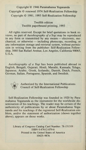 Autobiography of a Yogi