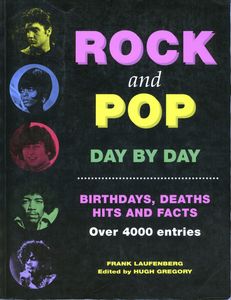 Rock And Pop Day By Day. Birthdays, Deaths, Hits and Facts