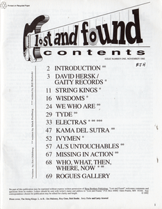 Lost and Found #1: Iowa/Minnesota