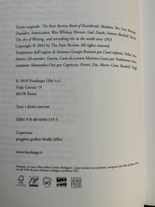 The Paris Review. Il libro
