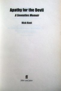 Apathy for the Devil: A Seventies Memoir