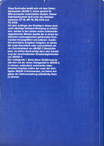dBase II - Band 1: Einführung