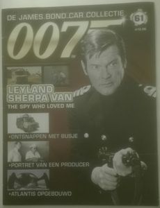 De James Bond Car Collectie 61 [Leyland Sherpa Van / The Spy Who Loved Me]