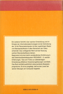REDABAS-3: Datenverwaltung mit dem 16-bit-Personalcomputer
