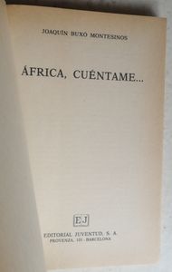 África, Cuéntame...
