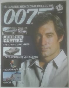 De James Bond Car Collectie 72 [Audi 200 Quattro / The Living Daylights]