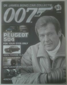 De James Bond Car Collectie 83 [Peugeot 504 / For Your Eyes Only]