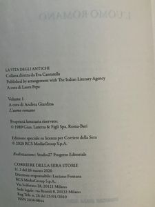 La vita degli Antichi - n. 01 - L'uomo romano