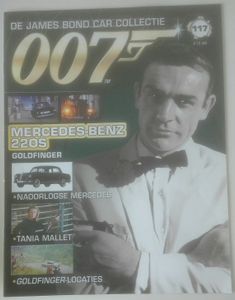 De James Bond Car Collectie 117 [Mercedes-Benz 220S / Goldfinger]