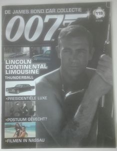 De James Bond Car Collectie 119 [Lincoln Continental Limousine / Thunderball]