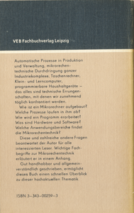 Mikrorechentechnik - allgemeinverständlich
