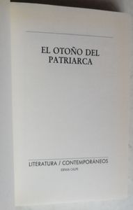 El Otoño Del Patriarca