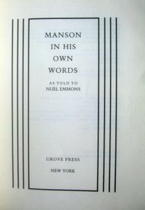 Manson: In His Own Words