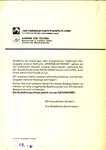 Monolitisch integrierte IS für die Inudstrieelektronik