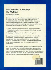 Diccionario Harvard de Música