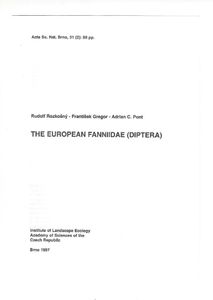 The European Fanniidae (Diptera)
