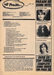Hit Parader April 1971