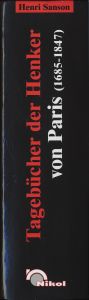 Tagebücher der Henker von Paris (1685-1847)