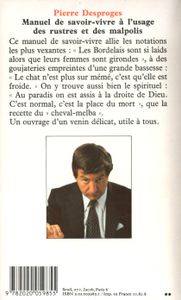 Manuel De Savoir-Vivre À L'Usage Des Rustres Et Des Malpolis