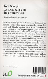 La Route Sanglante Du Jardinier Blott