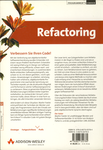 Refactoring - oder: wie Sie das Design vorhandener Software verbessern