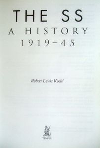 The SS: A History 1919-45