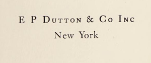 E. P. Dutton & Co., Inc.