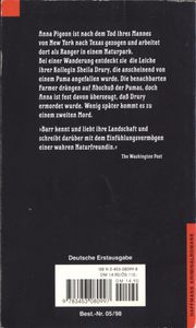 Die Spur der Katze. Ein Anna-Pigeon-Kriminalroman