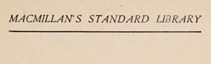 Macmillan's Standard Library