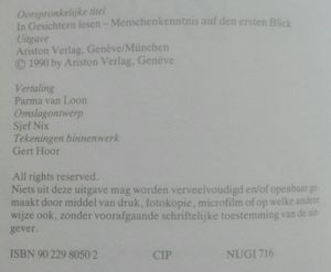 Het Gezicht, De Spiegel Van De Ziel