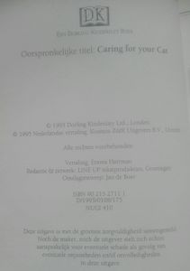 Verzorging Van Uw Kat
