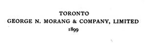 George N. Morang & Company Limited
