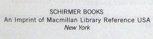 Schirmer Books