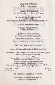 Harrap's Mini French-English Dictionary = Dictionnaire anglais/français