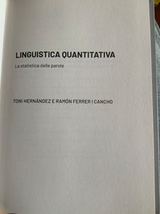 Grandi idee della matematica - n. 30 - Linguistica quantitativa