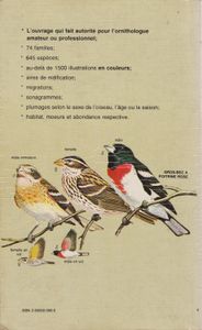 Guide des oiseaux d'Amérique du Nord