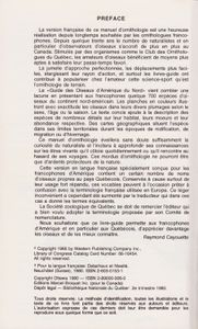 Guide des oiseaux d'Amérique du Nord