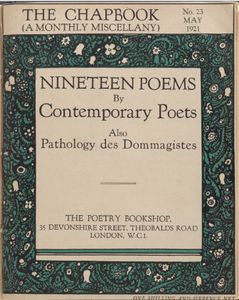 Nineteen Poems by Contemporary Poets Also Pathology des Dommagistes