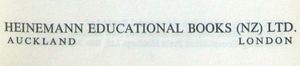 Heinemann Educational Books (NZ) Ltd.