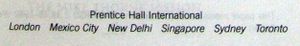 Prentice Hall International