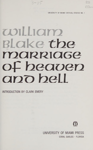 The Marriage of Heaven and Hell