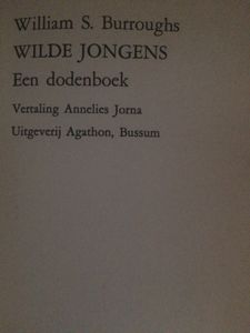 Wilde Jongens: Een Dodenboek