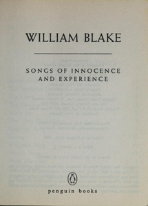 Songs of Innocence and Experience